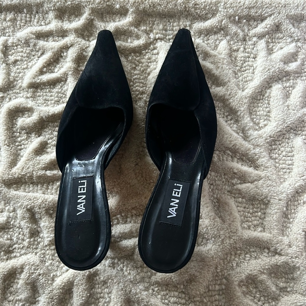 Van Eli suede mules